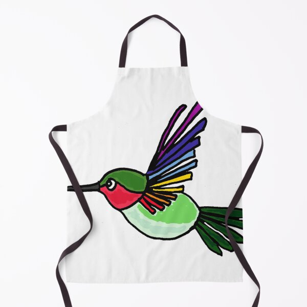 Item preview, Colorful Fun Hummingbird Art designed and sold by Nature's Fancy.
