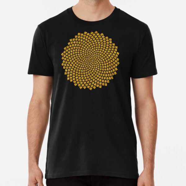 Item preview, Sunflower, Seed, Fibonacci, Spiral, Golden Ratio, Math, Geometry designed and sold by nitty-gritty.