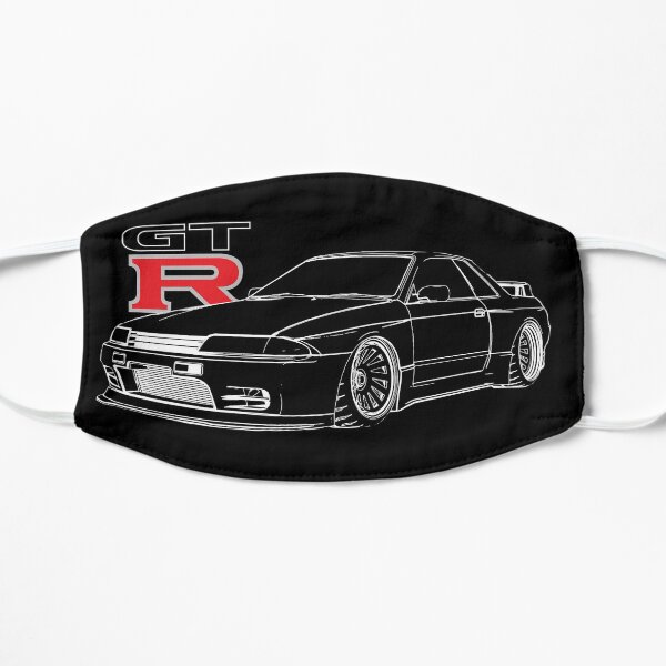 GTR R32 Skyline Godzilla Line Graphic Racing Flat Mask