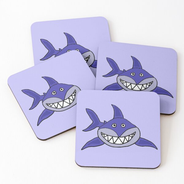 Item preview, Funny Grinning Shark Beach Cartoon designed and sold by Nature's Fancy.