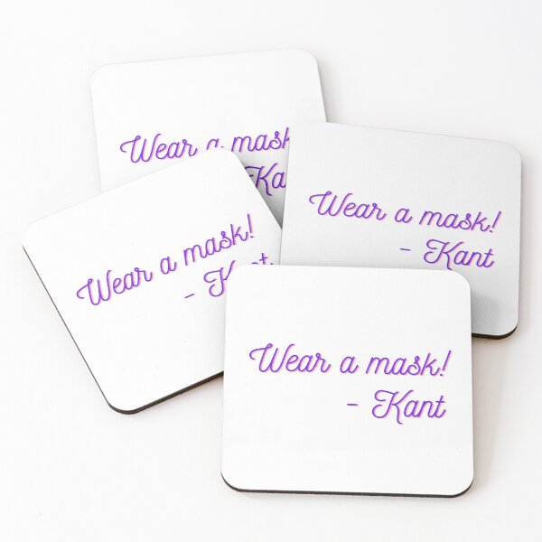Item preview, Wear a mask (Kant) designed and sold by Daimonia51.