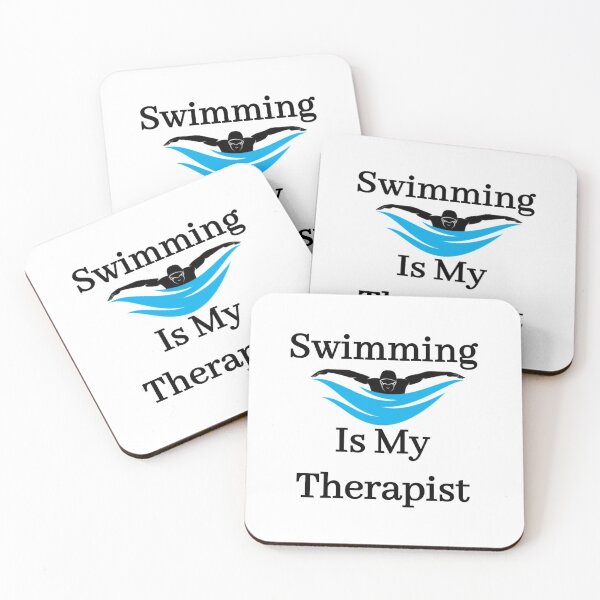 Item preview, Swimming is my therapist  designed and sold by Water Sports and Safety.