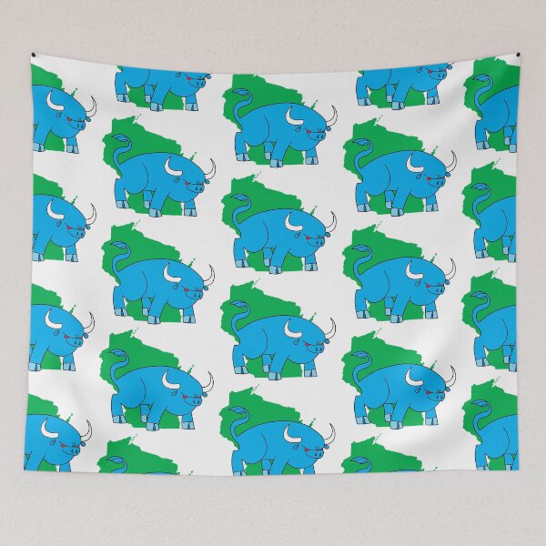 Item preview, Babe the Blue Ox Seeing Red Wisconsin State designed and sold by Pkfridley.