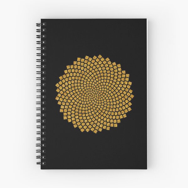 Item preview, Sunflower, Seed, Fibonacci, Spiral, Golden Ratio, Math, Geometry designed and sold by nitty-gritty.