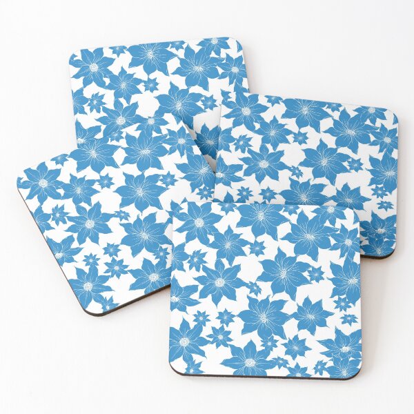Item preview, Blue flowers designed and sold by Dia-Cheshire.