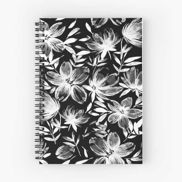 Item preview, Black & White Watercolor Flowers designed and sold by B & K     Store.