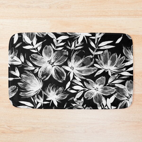 Item preview, Black & White Watercolor Flowers designed and sold by B & K     Store.