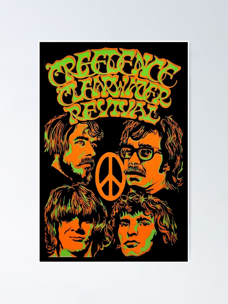 creedence clearwater revival poster by yokasyinder redbubble creedence clearwater revival poster by yokasyinder redbubble