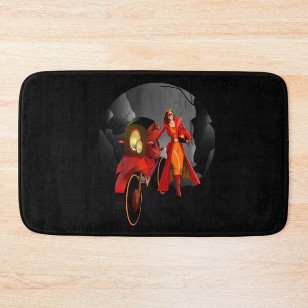 Item preview, super bike rider illustration designed and sold by miljuvarghese.