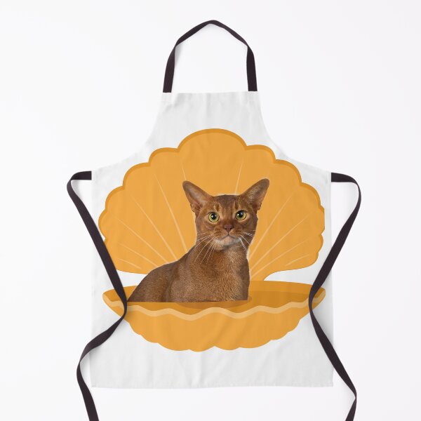 Item preview, A cat sits inside a conch designed and sold by esm75.
