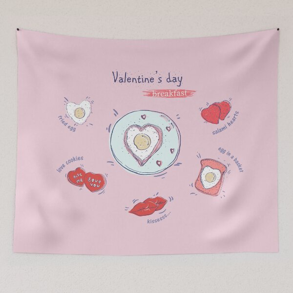 Item preview, Valentine's day breakfast designed and sold by carrot4all.