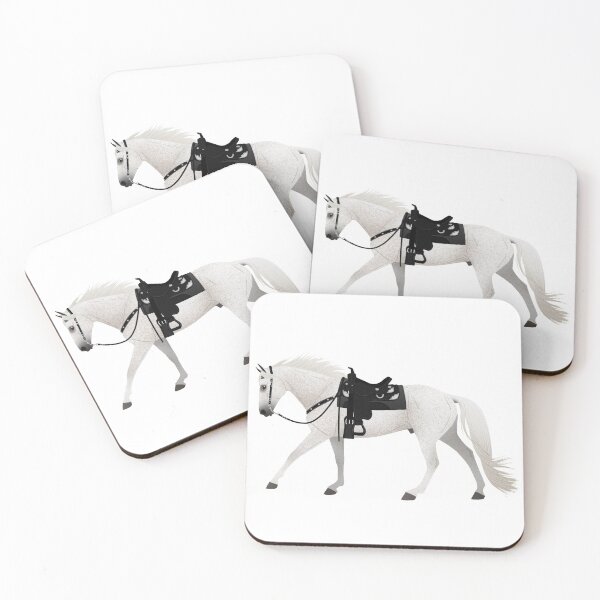 Item preview, Fleabitten Grey Draft Cross - Equine Rampaige designed and sold by equinerampaige.