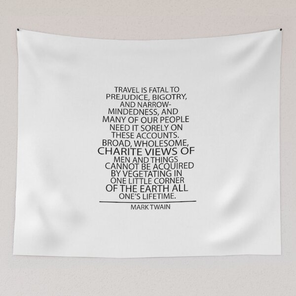 Item preview, Copy of mark twain travel quote designed and sold by Ilyas912.