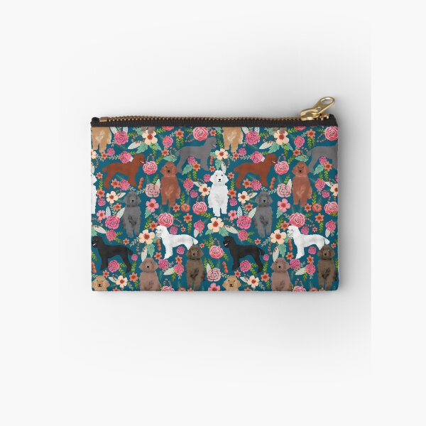 Artikelvorschau, poodle dog floral - vintage florals, floral pet, cute dog, poodle, white poodle, apricot poodle, black poodle, poodle dogs, poodles entworfen und verkauft von PetFriendly.