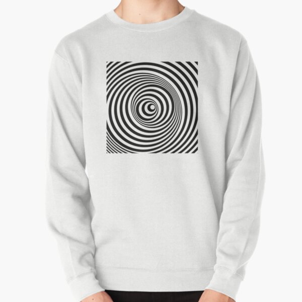 Item preview, Black and white spiral optical illusion designed and sold by bubblediva.
