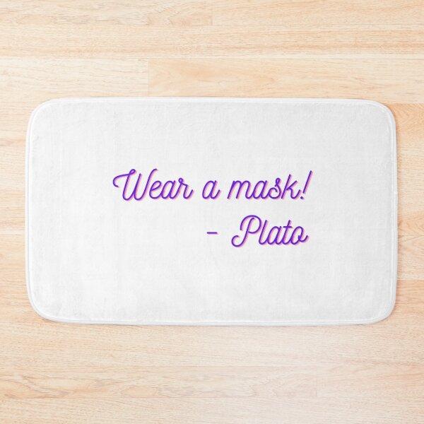 Item preview, Wear a mask (Plato) designed and sold by Daimonia51.