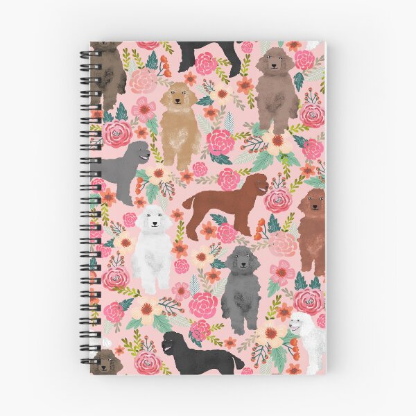 Artikelvorschau, poodle dog floral - vintage florals, floral pet, cute dog, poodle, white poodle, apricot poodle, black poodle, poodle dogs, poodles entworfen und verkauft von PetFriendly.