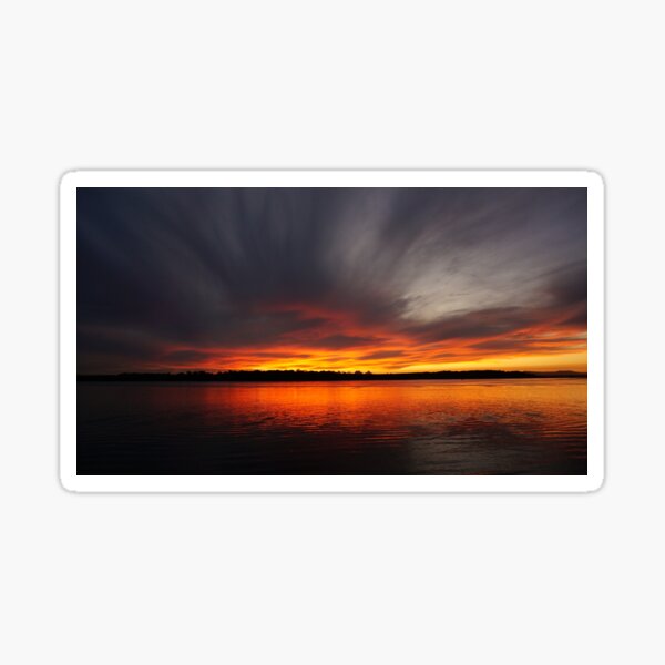 Sky on Fire Sticker