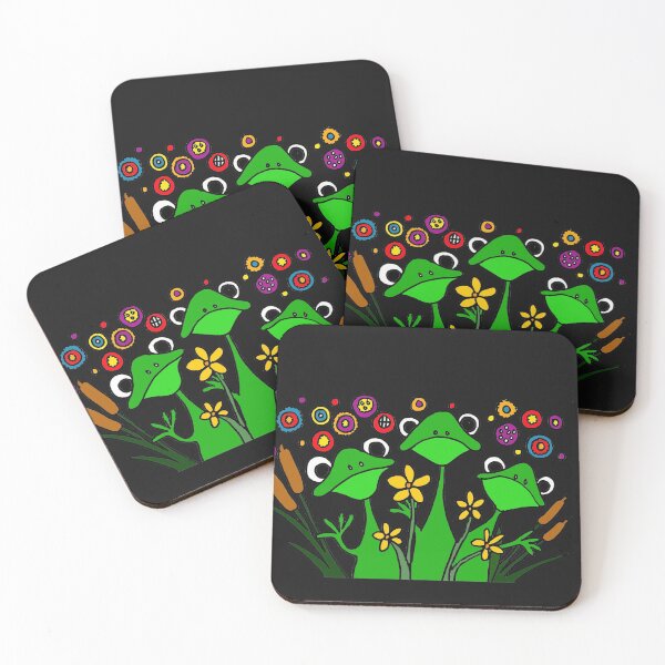 Item preview, Funny Tree Frogs and Cattails designed and sold by Nature's Fancy.