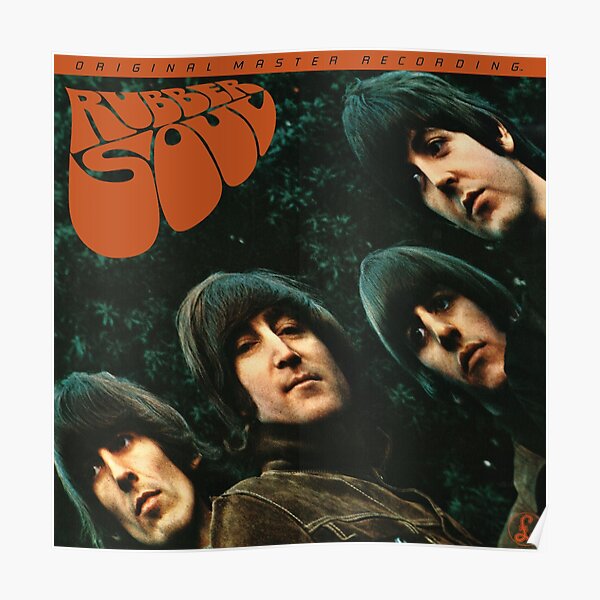 Music Home Decor The Beatles Poster The Beatles Album Cover Poster Print Wall Art Rubber Soul Poster Music Poster Print