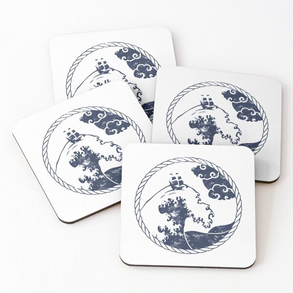 Item preview, Great Wave Sailing Storm [Navy] designed and sold by hadicazvysavaca.