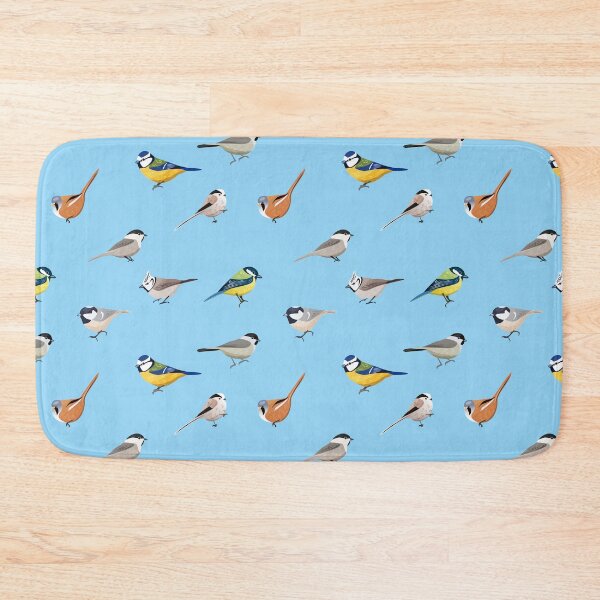 Item preview, Tit Bird Pattern Birdwatching Animal Gift Birders designed and sold by Patterntastic.