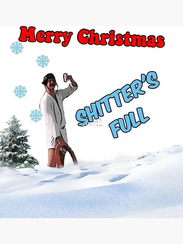 Merry Christmas Shitters Full Funny Candle, Christmas Vacation