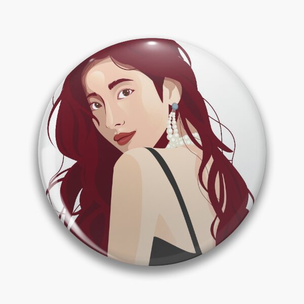 Bae Suzy Portrait Illustration Pin