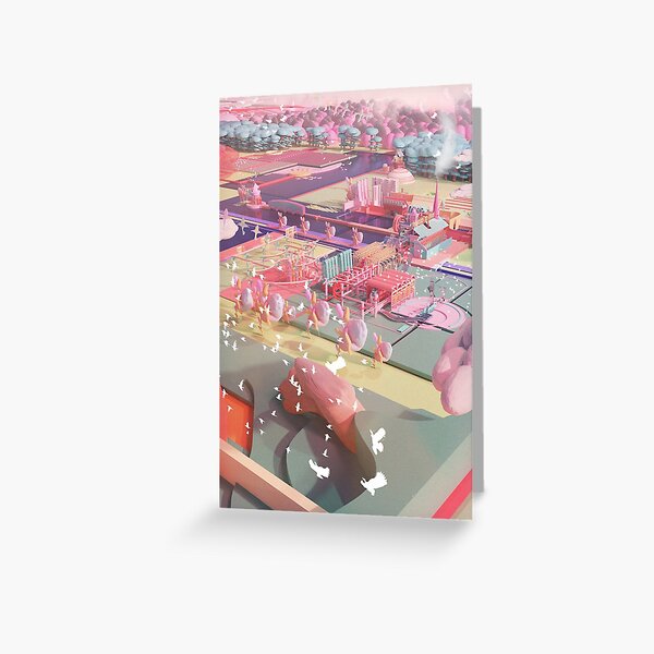 OF ROBBERS, KITES AND PAPER GARDENS Greeting Card
