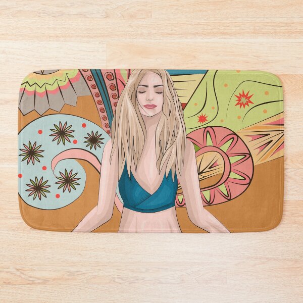 Item preview, yoga girl designed and sold by AvotArt.