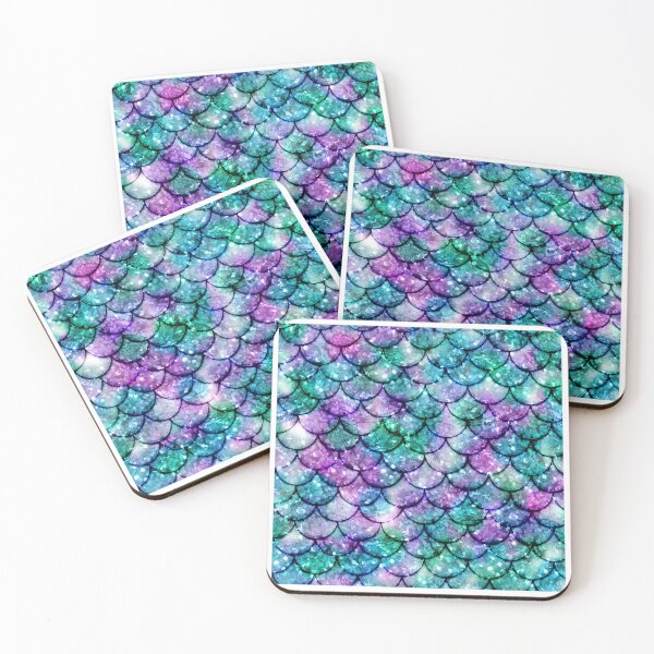 Item preview, glitter mermaid scales  designed and sold by TopDesignArt.