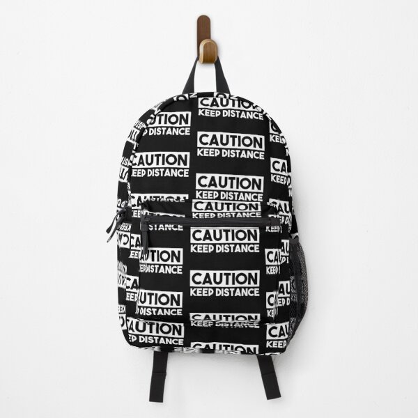 Item preview, CAUTION Keep Distance (Black) designed and sold by jlpeters94.