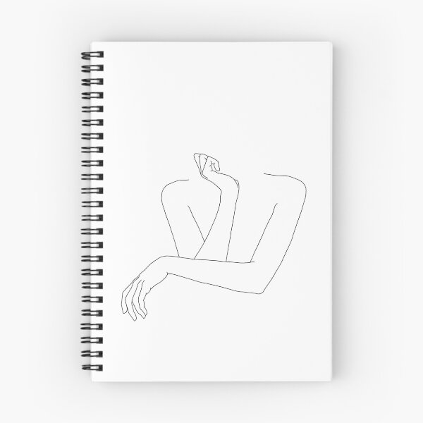 Item preview, Folded arms line drawing - Anna designed and sold by TheColourStudy.