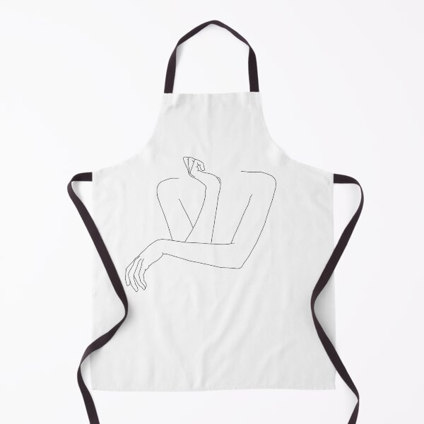 Item preview, Folded arms line drawing - Anna designed and sold by TheColourStudy.