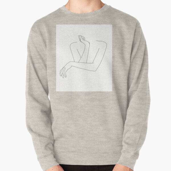 Folded arms line drawing - Anna Pullover Sweatshirt