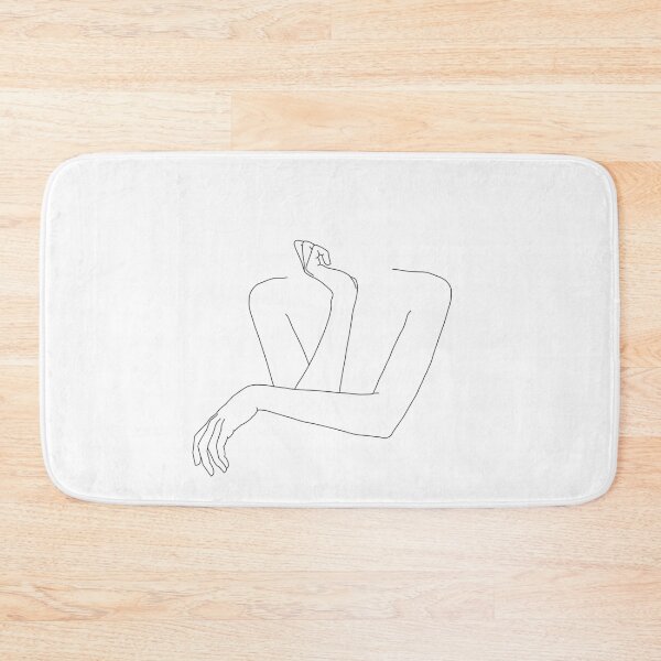 Item preview, Folded arms line drawing - Anna designed and sold by TheColourStudy.