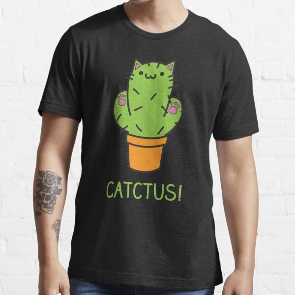 Cute Cat Cactus - Catctus! Essential T-Shirt