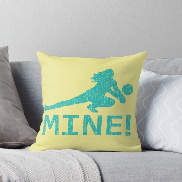 Item preview, Fun Distressed Style Mine! Volleyball Player  designed and sold by webdango.