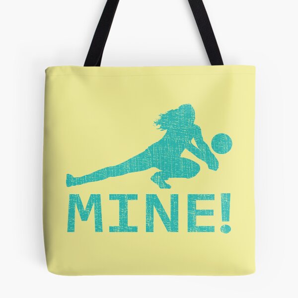 Item preview, Fun Distressed Style Mine! Volleyball Player  designed and sold by webdango.