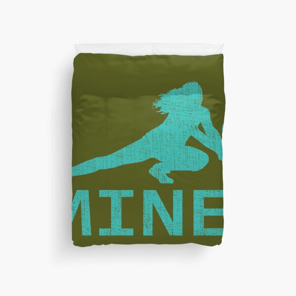 Item preview, Fun Distressed Style Mine! Volleyball Player designed and sold by webdango.