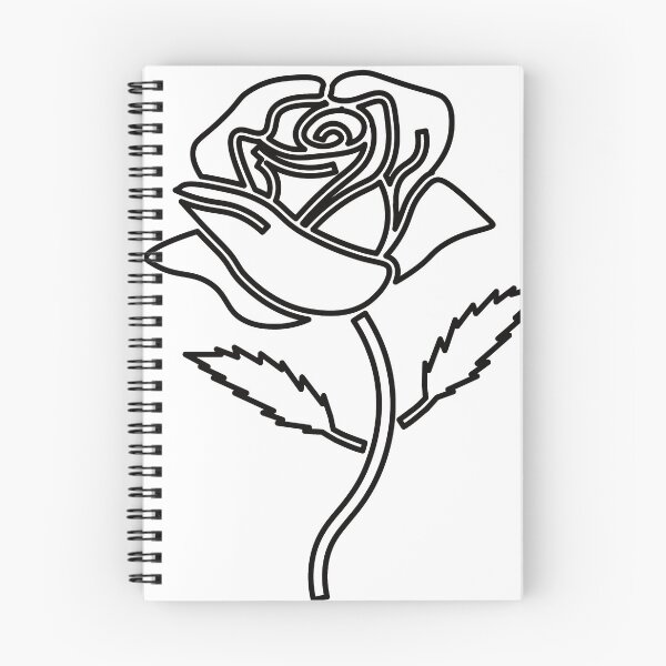 Item preview, Flower rose silhouette plant rose plant designed and sold by TshirtFuchs.