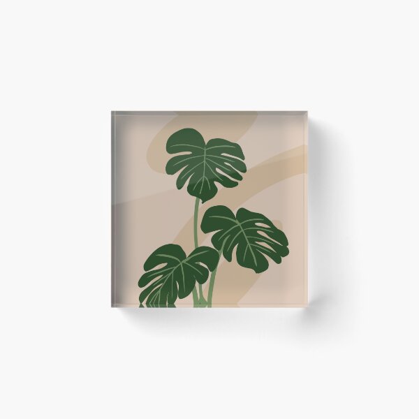 Item preview, Monstera plant leaves, illustration art designed and sold by AnuKumariVerma.