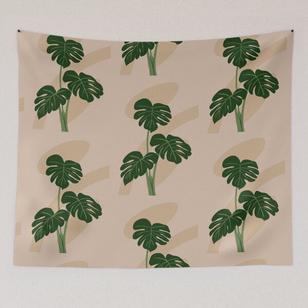 Item preview, Monstera plant leaves, illustration art designed and sold by AnuKumariVerma.