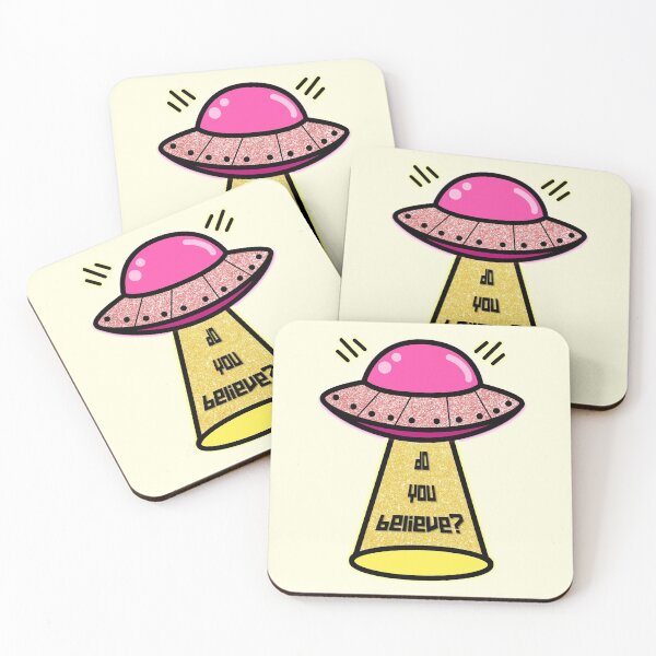 Item preview, UFO: Pink & Glittery designed and sold by Peyton Azar.