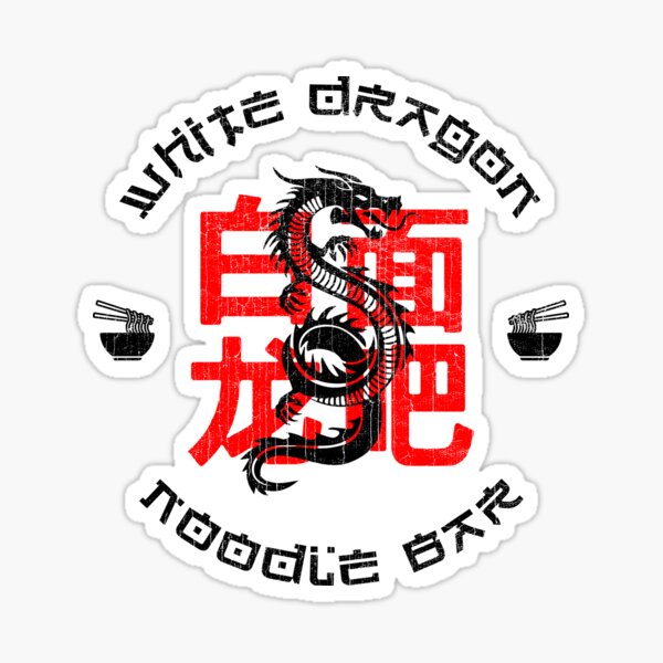Item preview, White Dragon ✅ Noodles Bar designed and sold by sachpica.