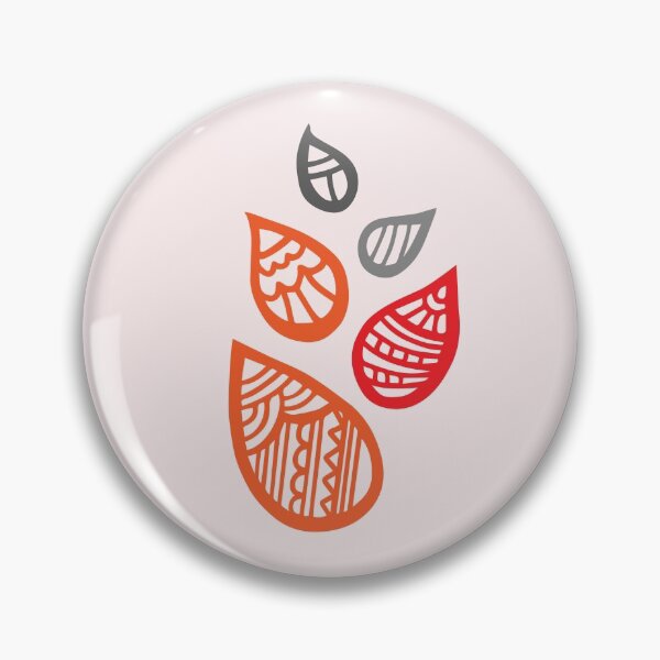 Item preview, Decorative Drops - Overall Graphic Pattern in Tribal Art Style  GC-091-02 designed and sold by GraphicCharms.