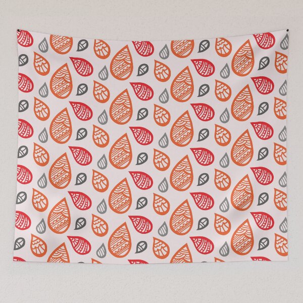 Item preview, Decorative Drops - Overall Graphic Pattern in Tribal Art Style  GC-091-02 designed and sold by GraphicCharms.