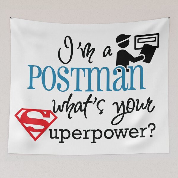 Item preview, I'm a Postman, what's your Superpower designed and sold by RhoobieDotCom.