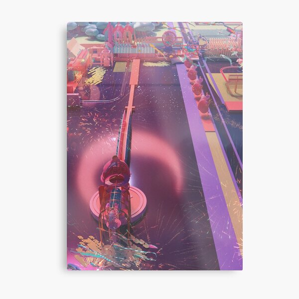 OF ROBBERS, KITES AND PAPER GARDENS IV Metal Print