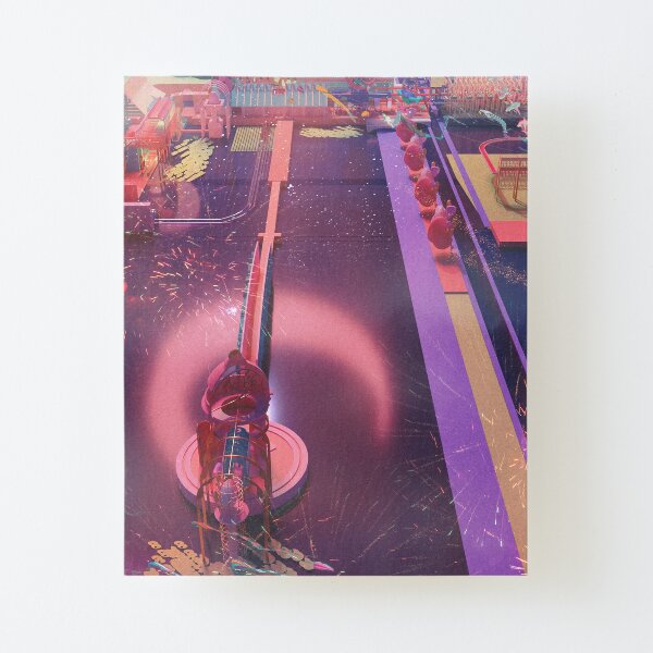 OF ROBBERS, KITES AND PAPER GARDENS IV Canvas Mounted Print